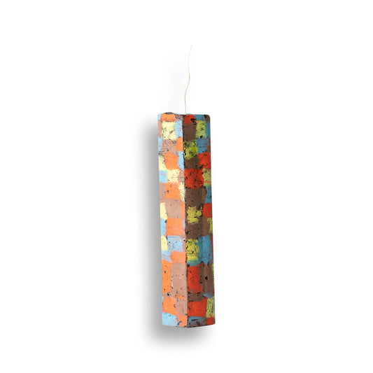 Tall Orange Stack Candle by Crying Clover