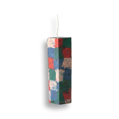 Tower Blue Stack Candle by Crying Clover
