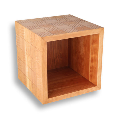 Cherry Buffalo Plaid Cube