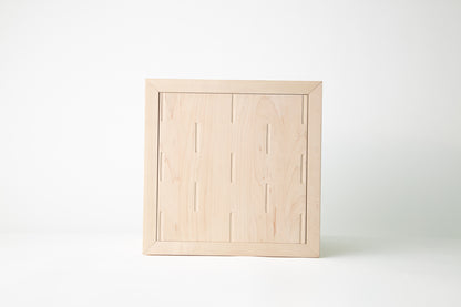 Maple Dashes Cube