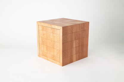 Cherry Buffalo Plaid Cube