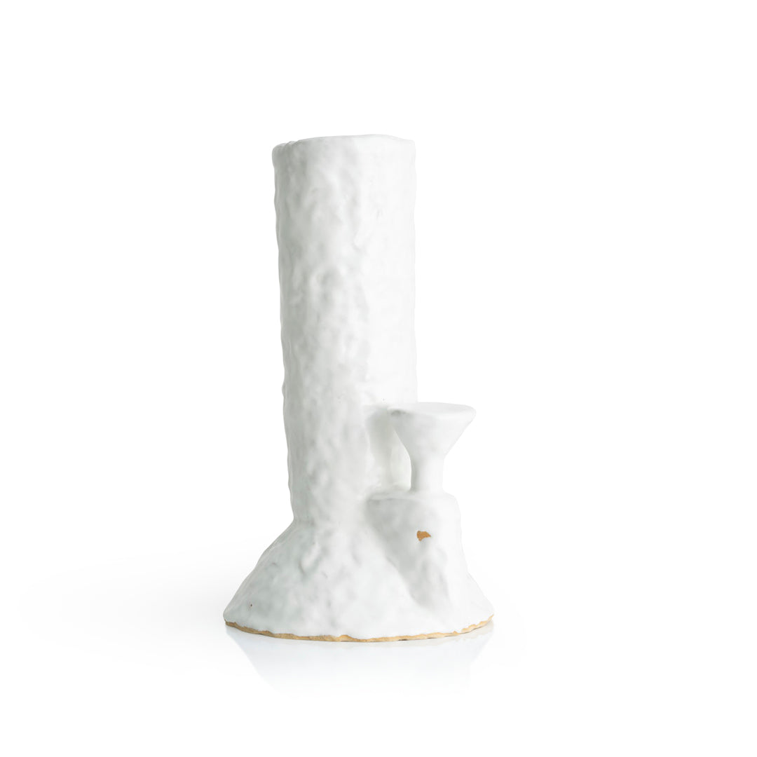 Bong-like Sculpture in White