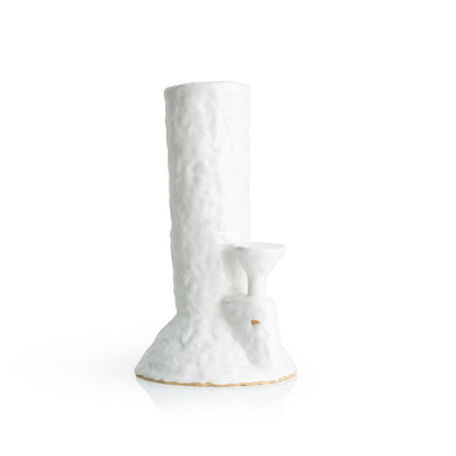 Bong-like Sculpture in White