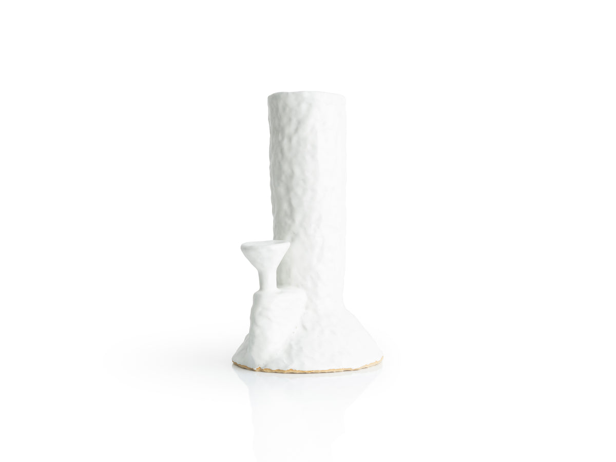 Bong-like Sculpture in White
