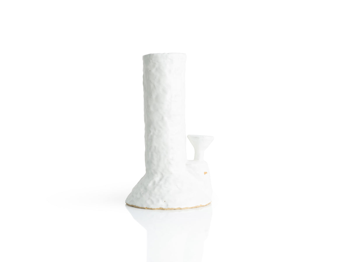 Bong-like Sculpture in White