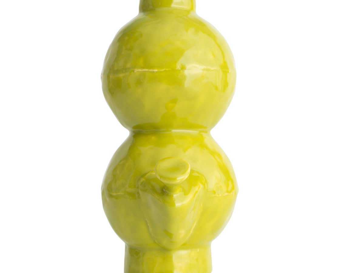 Bong-like Vase in Green