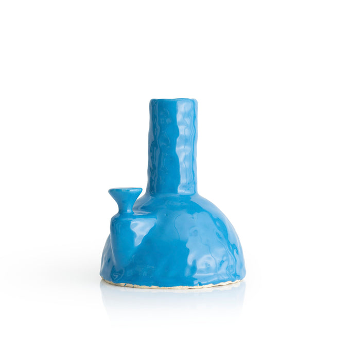 Bong-like Vase in Blue