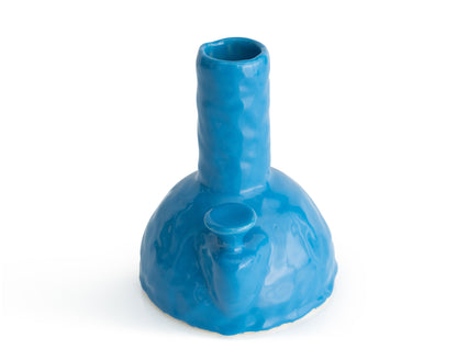Bong-like Vase in Blue