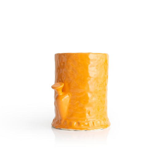 Bong-like Vase in Orange