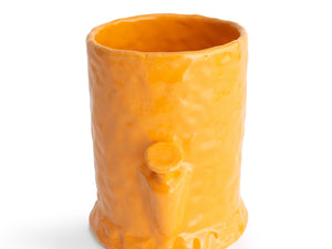 Bong-like Vase in Orange