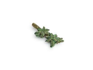 Ornate Weed Taper Candle