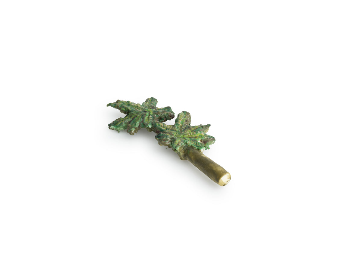 Ornate Weed Taper Candle