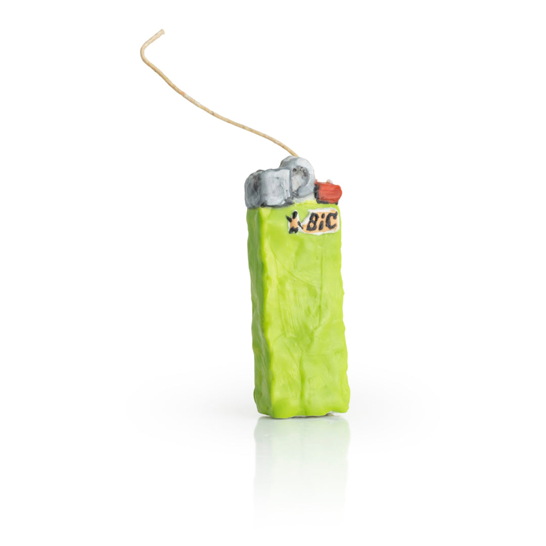 Lighter Candle - Green