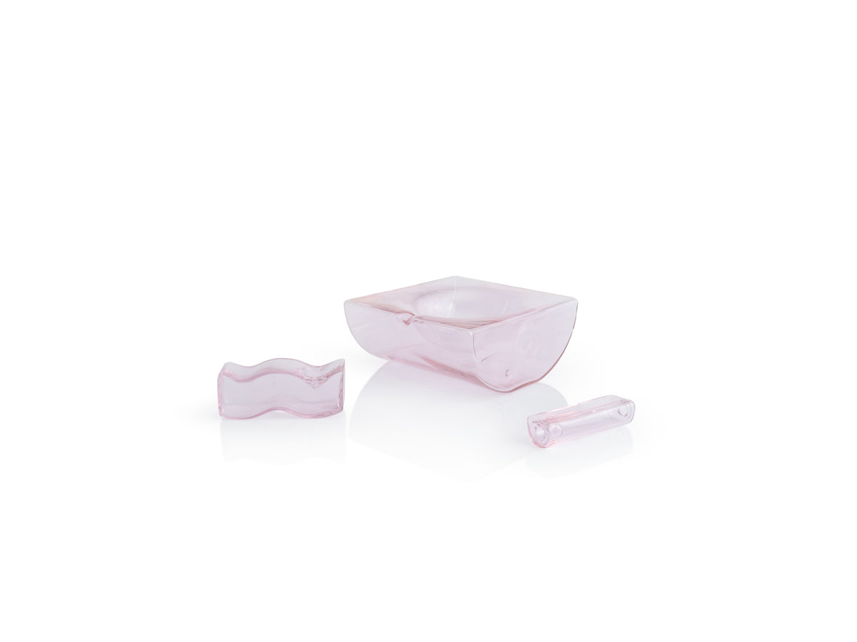 Half Circle Ashtray - Pink