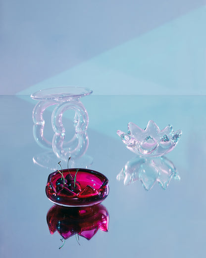 Ruby Mountains Glass Ashtray