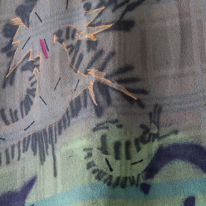 Quilt Painting 'Pattern Series 4' Tapestry Textile Art