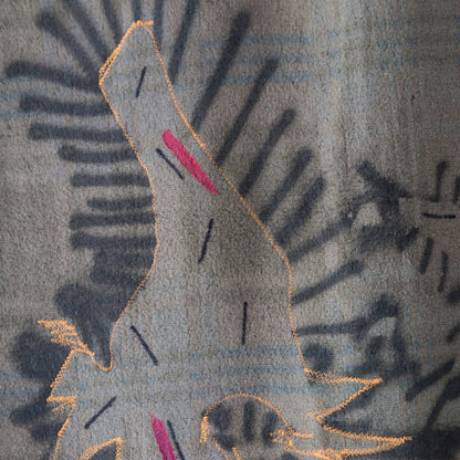 Quilt Painting 'Pattern Series 4' Tapestry Textile Art