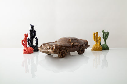 Buckskin Camaro Ceramic Sculpture
