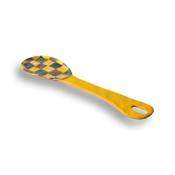 Night Walk Yellow Spoon / Cheese Plate