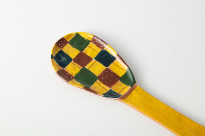 Night Walk Yellow Spoon / Cheese Plate