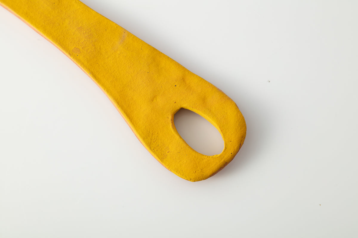 Night Walk Yellow Spoon / Cheese Plate