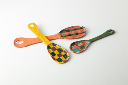 Night Walk Yellow Spoon / Cheese Plate