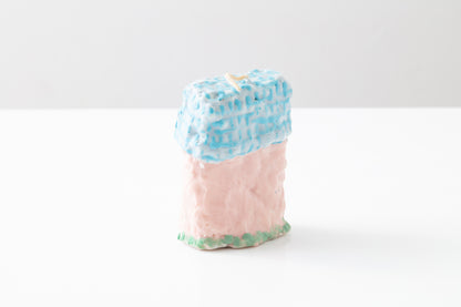 Pink House Sculptural Candle