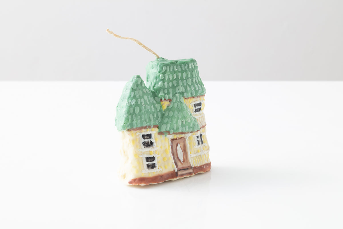Yellow House Sculptural Candle