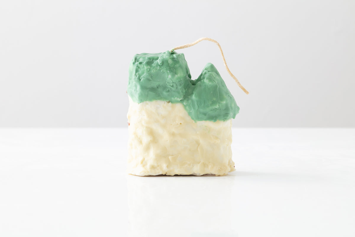 Yellow House Sculptural Candle