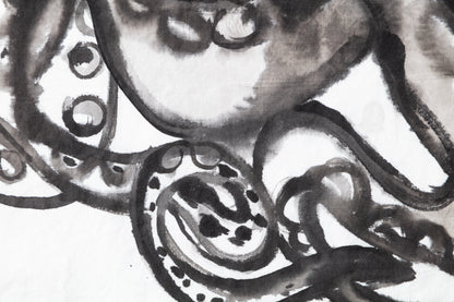 Octopus Hand-painted Cotton Pillow Cases