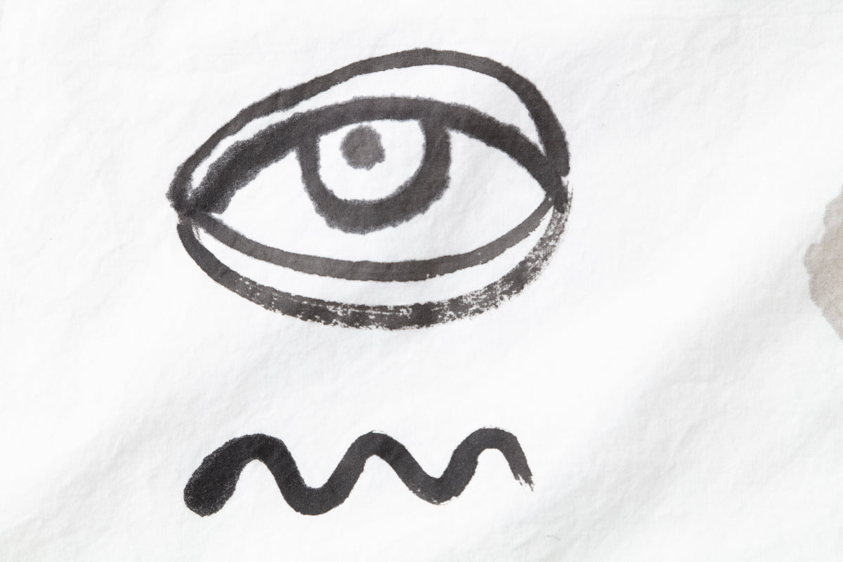 Eyes Hand-painted Cotton Pillow Cases
