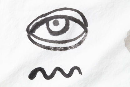 Eyes Hand-painted Cotton Pillow Cases