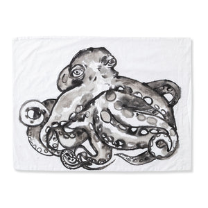 Octopus Hand-painted Cotton Pillow Cases