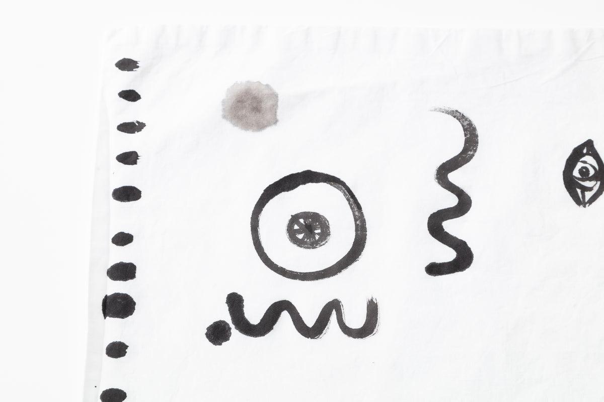 Eyes Hand-painted Cotton Pillow Cases
