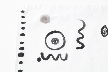 Eyes Hand-painted Cotton Pillow Cases