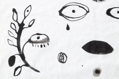 Eyes Hand-painted Cotton Pillow Cases