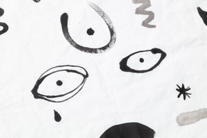 Eyes Hand-painted Cotton Pillow Cases