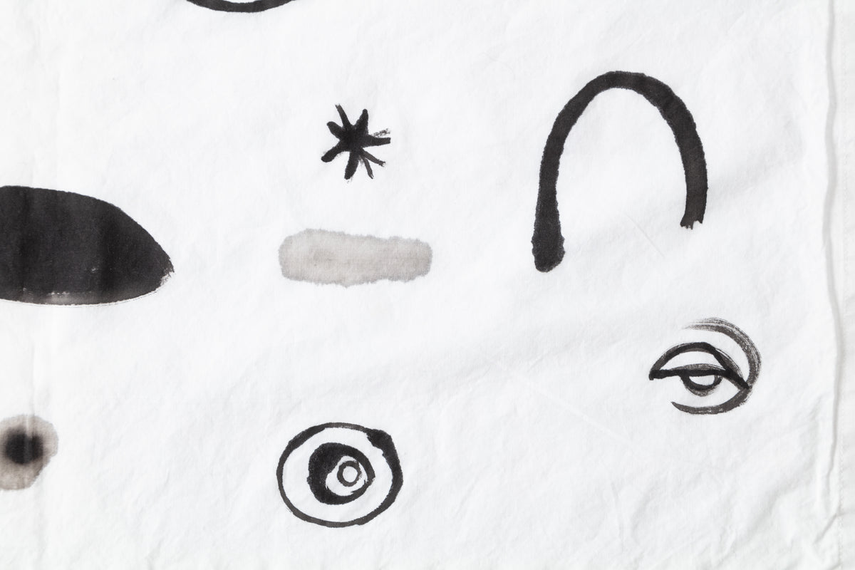 Eyes Hand-painted Cotton Pillow Cases