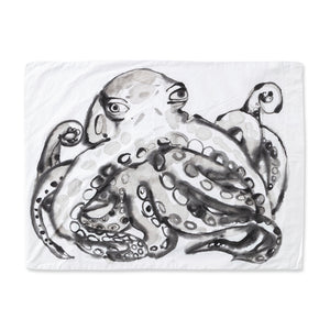 Octopus Hand-painted Cotton Pillow Cases