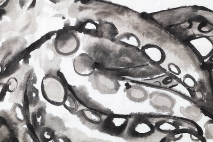 Octopus Hand-painted Cotton Pillow Cases