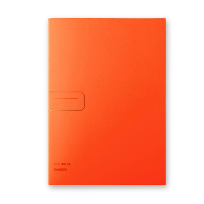 A4 Soft Cover Fluo Orange Notebook