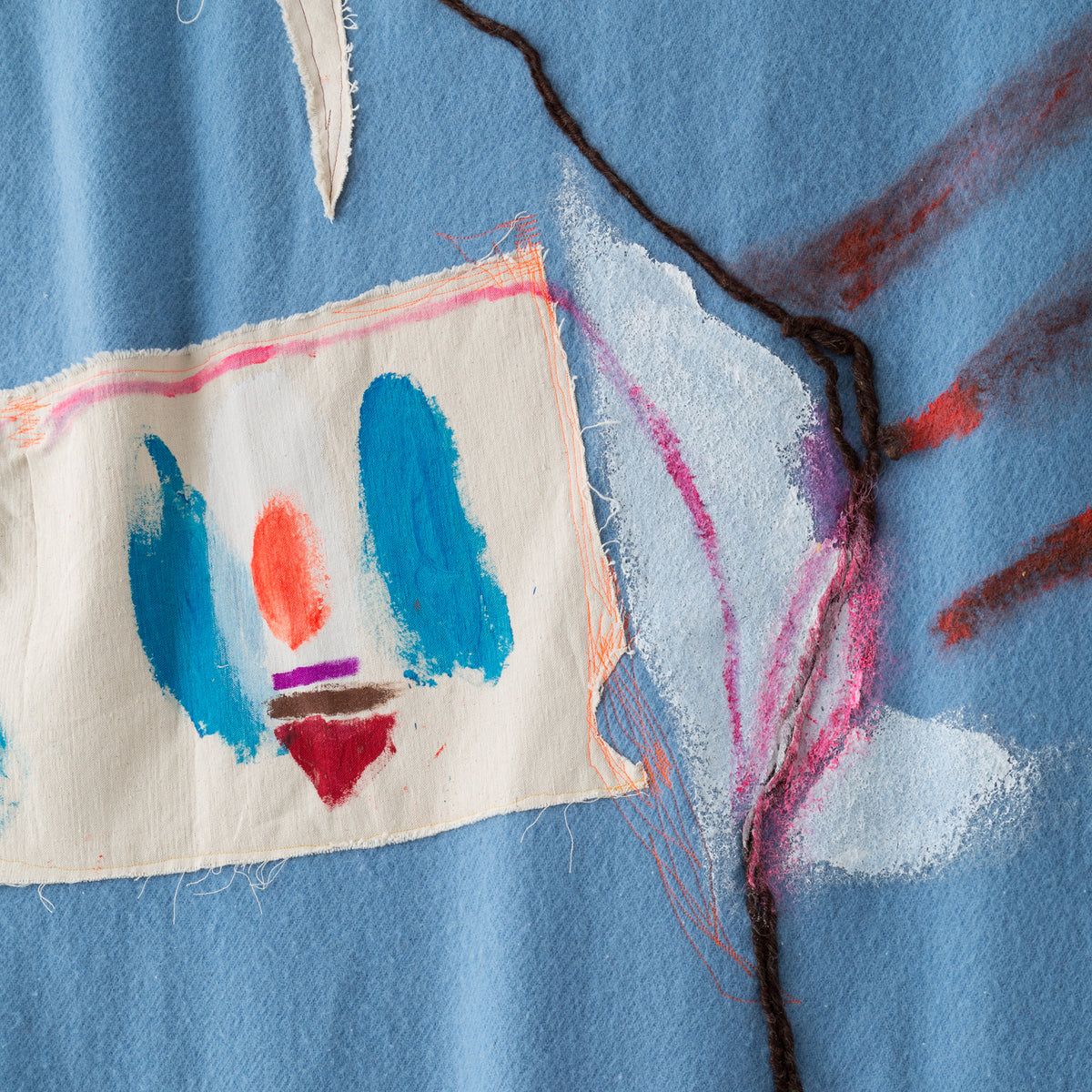 Quilt Painting 'Tie Up the Comfort Boat, Part Deux' Tapestry Textile Art