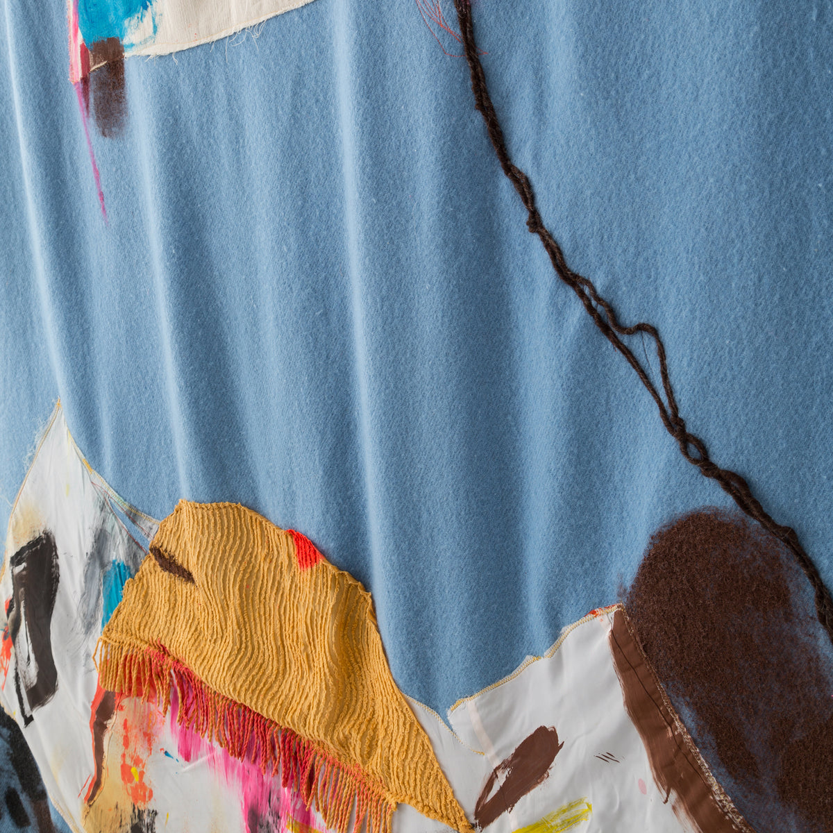 Quilt Painting 'Tie Up the Comfort Boat, Part Deux' Tapestry Textile Art