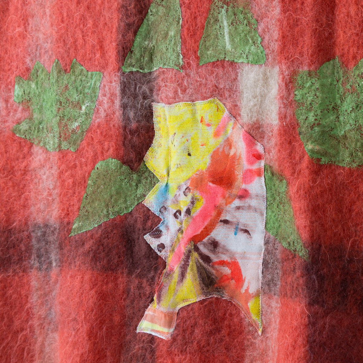 Quilt Painting 'Pattern Series 3' Tapestry Textile Art