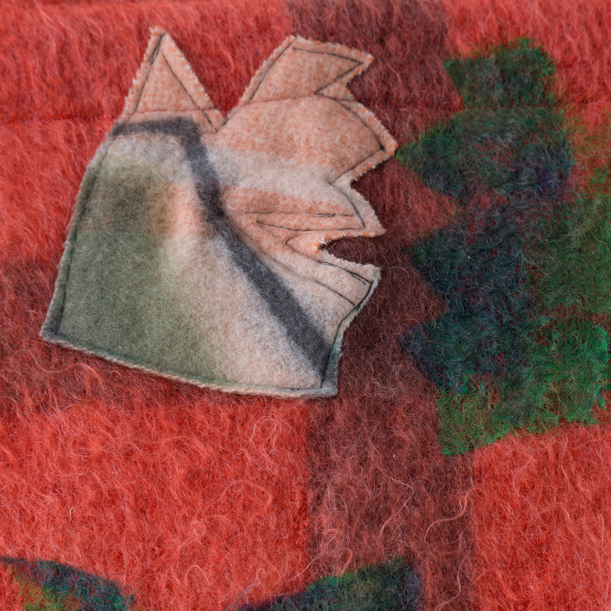 Quilt Painting 'Pattern Series 3' Tapestry Textile Art