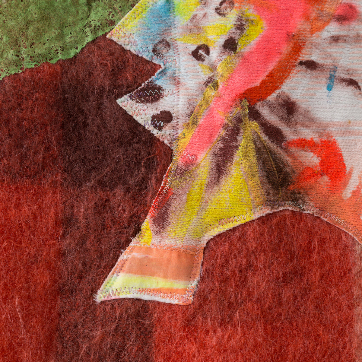 Quilt Painting 'Pattern Series 3' Tapestry Textile Art