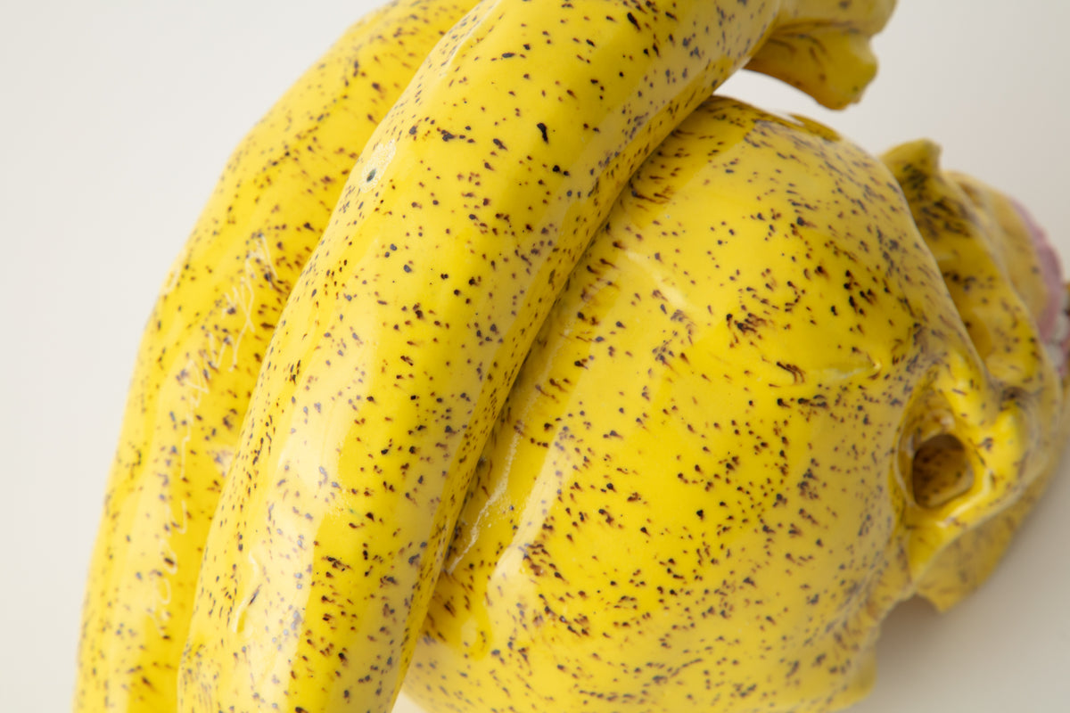Keith Simpson "Banana Rocking Pot with Skulls" I