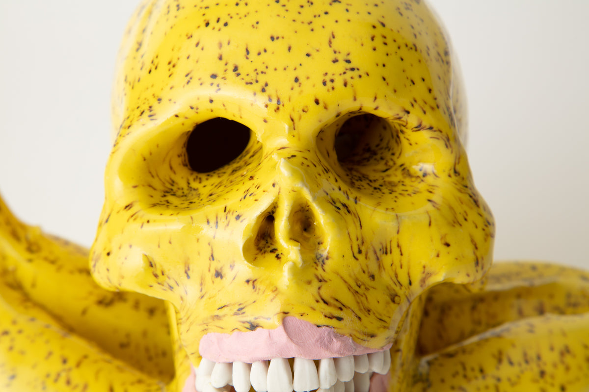 Keith Simpson "Banana Rocking Pot with Skulls" II