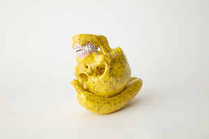 Keith Simpson "Banana Rocking Pot with Skulls" I