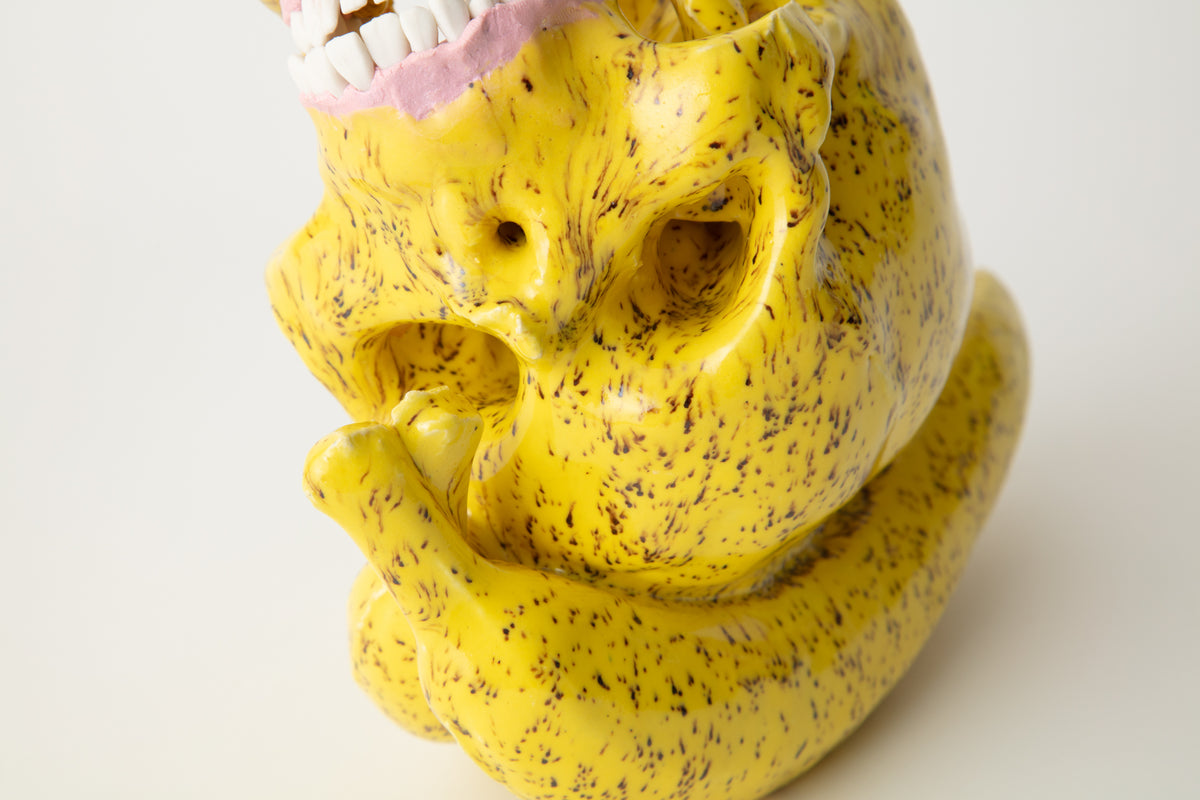 Keith Simpson "Banana Rocking Pot with Skulls" I